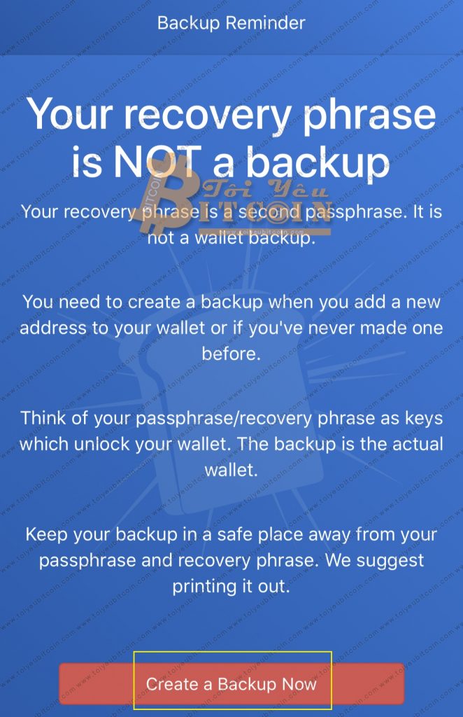 Cài đặt ví Toast Wallet trên điện thoại. Ảnh 12