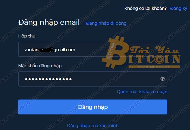 Đăng nhập vào sàn IDCM. Ảnh 2