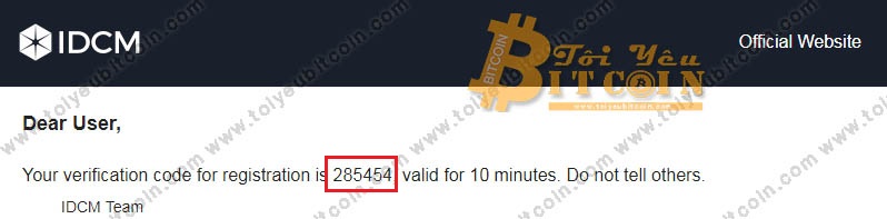 Đăng ký tài khoản IDCM. Ảnh 3