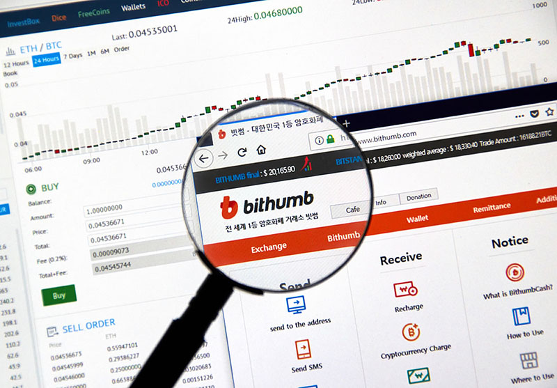 Khối lượng giao dịch trên Bithumb được ghi nhận là hoàn toàn giả mạo.