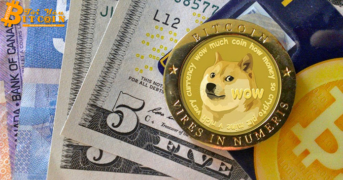 DogeCoin (DOGE) bay cao khi thị trường tiền điện tử ngập ngừng