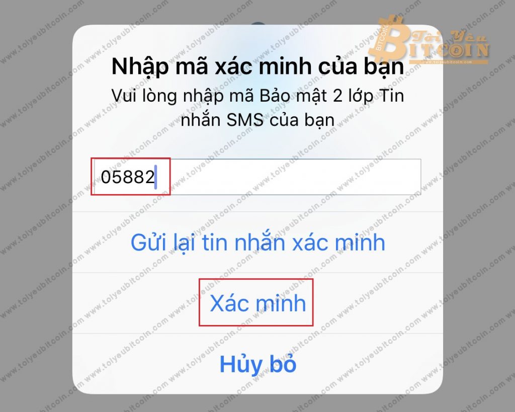 Đăng nhập ví Blockchain trên điện thoại. Ảnh 10