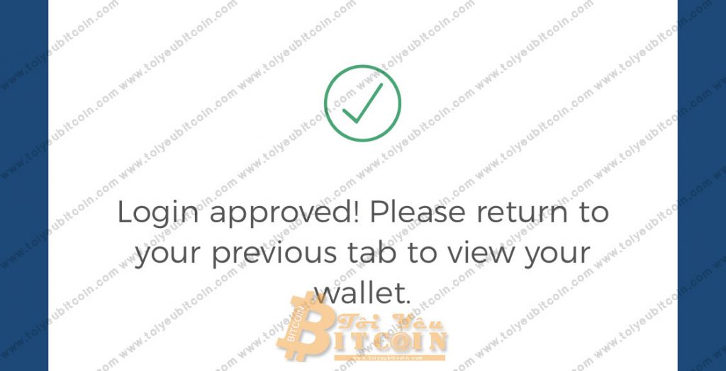 Đăng nhập ví Blockchain trên điện thoại. Ảnh 9