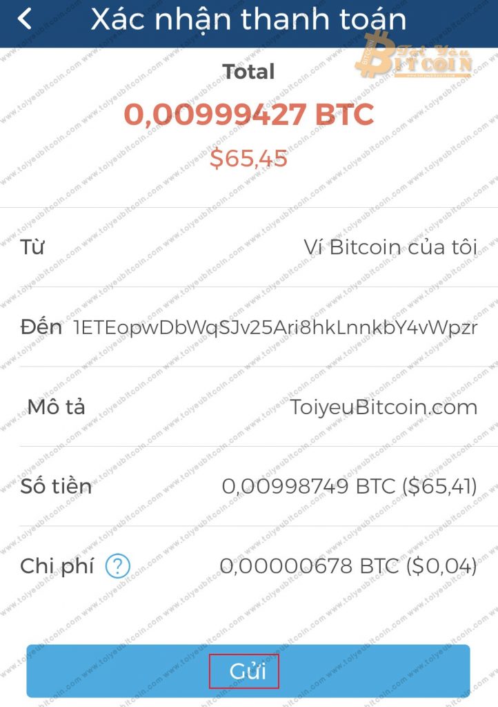 Rút tiền từ ví Blockchain. Ảnh 2