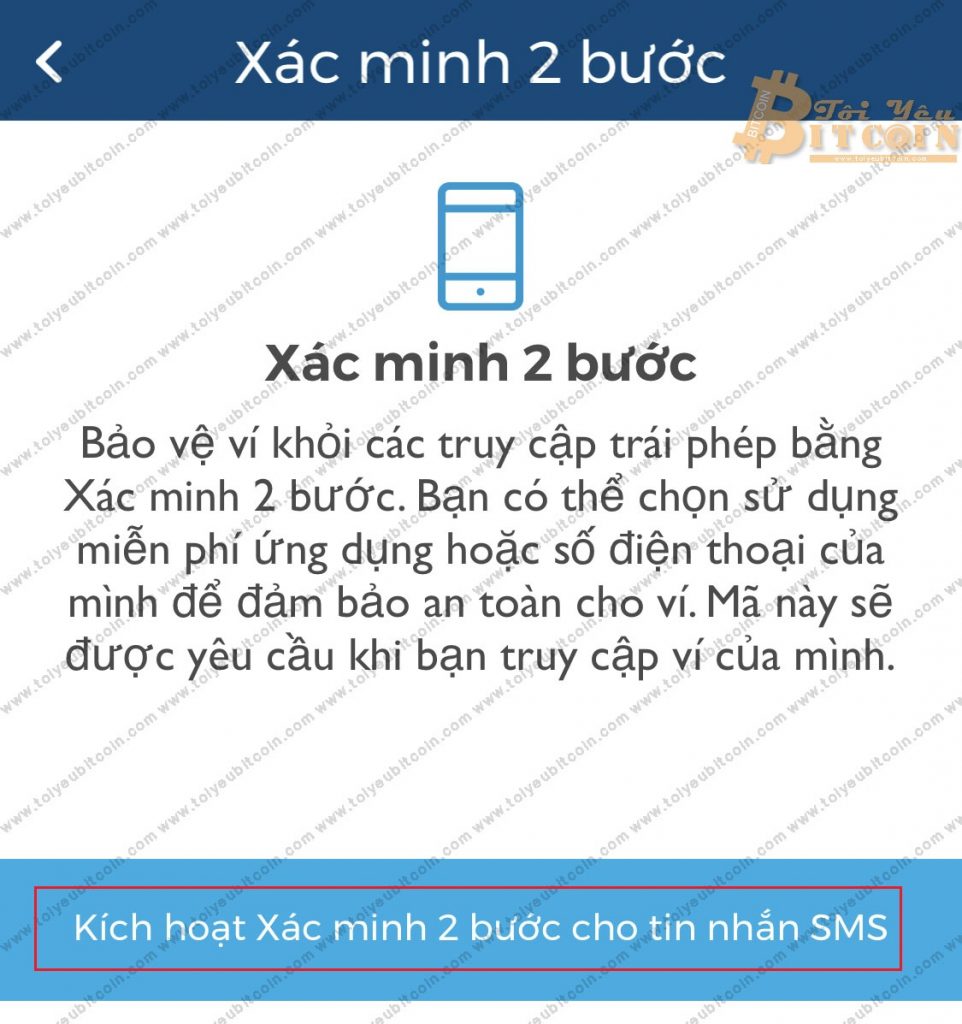 Bật xác minh 2 bước. Ảnh 1