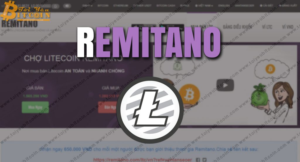 Remitano hỗ trợ mua bán Litecoin