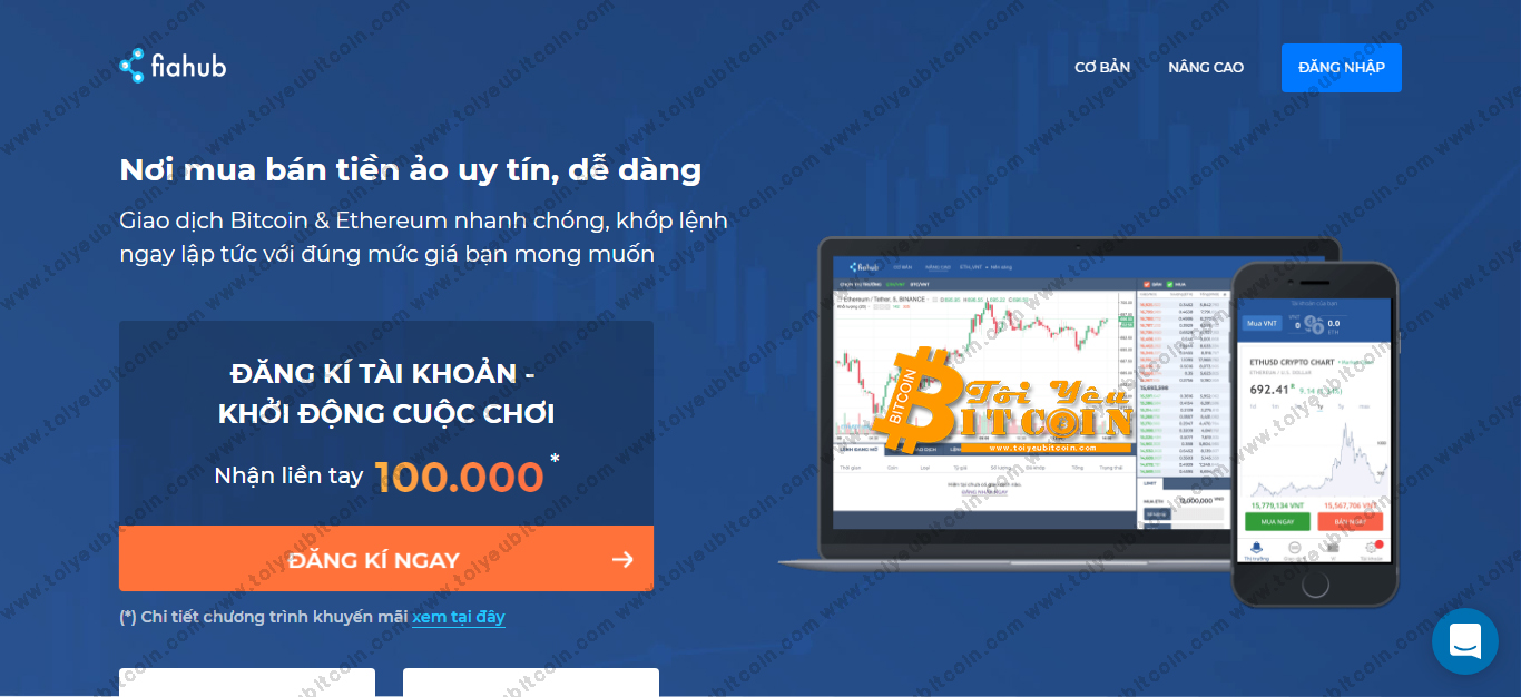 TOP 5 Sàn giao dịch mua bán Bitcoin uy tín & giá rẻ nhất tại Việt Nam