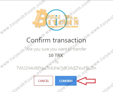 Rút TRX từ ví TRON Wallet. Ảnh 6