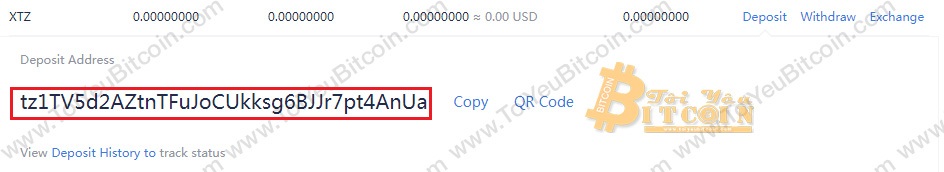 Cách rút tiền XTZ coin từ ví TezBox. Ảnh 2