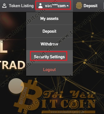Bảo mật tài khoản BitForex. Ảnh 1