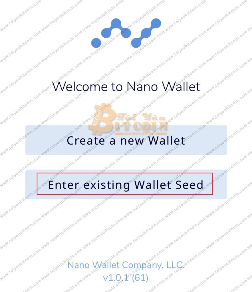 Cách khôi phục ví Nano. Ảnh 1