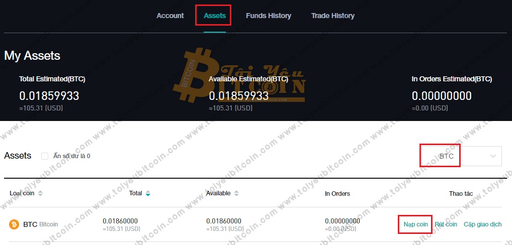 Nạp tiền vào BitMart. Ảnh 1