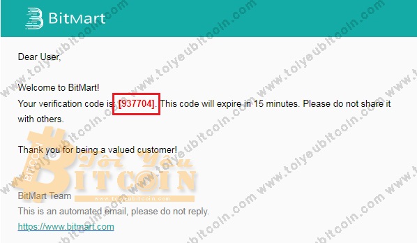 Đang ký mở tài khoản BitMart. Ảnh 3