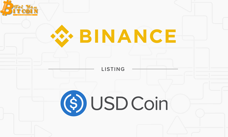 Binance hỗ trợ niêm yết USD Coin của Circle