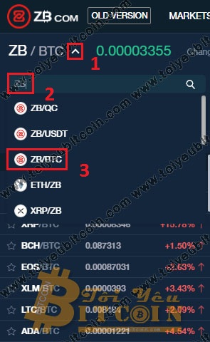 Cách trade coin trên sàn ZB. Ảnh 3