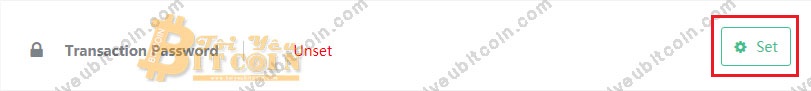 Thiết lập mật khẩu rút tiền ZB. Ảnh 1