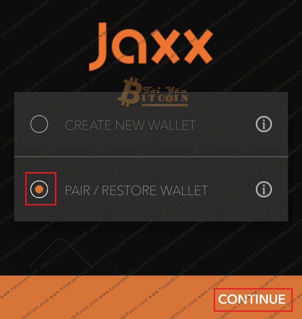 Khôi phục ví JAXX. Ảnh 3