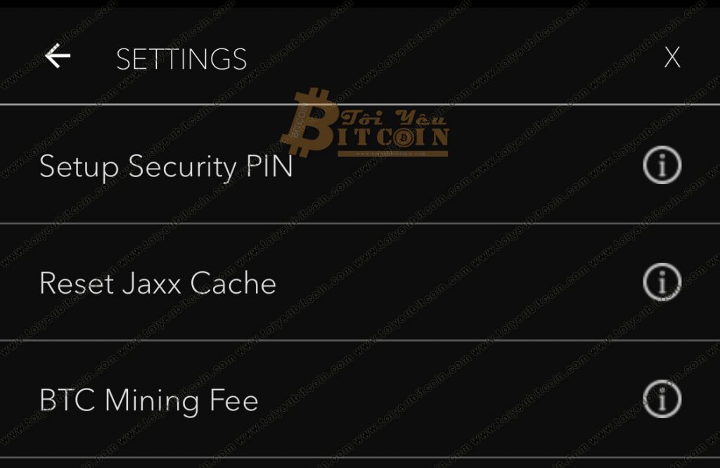 Các tính năng của ví JAXX. Ảnh 4
