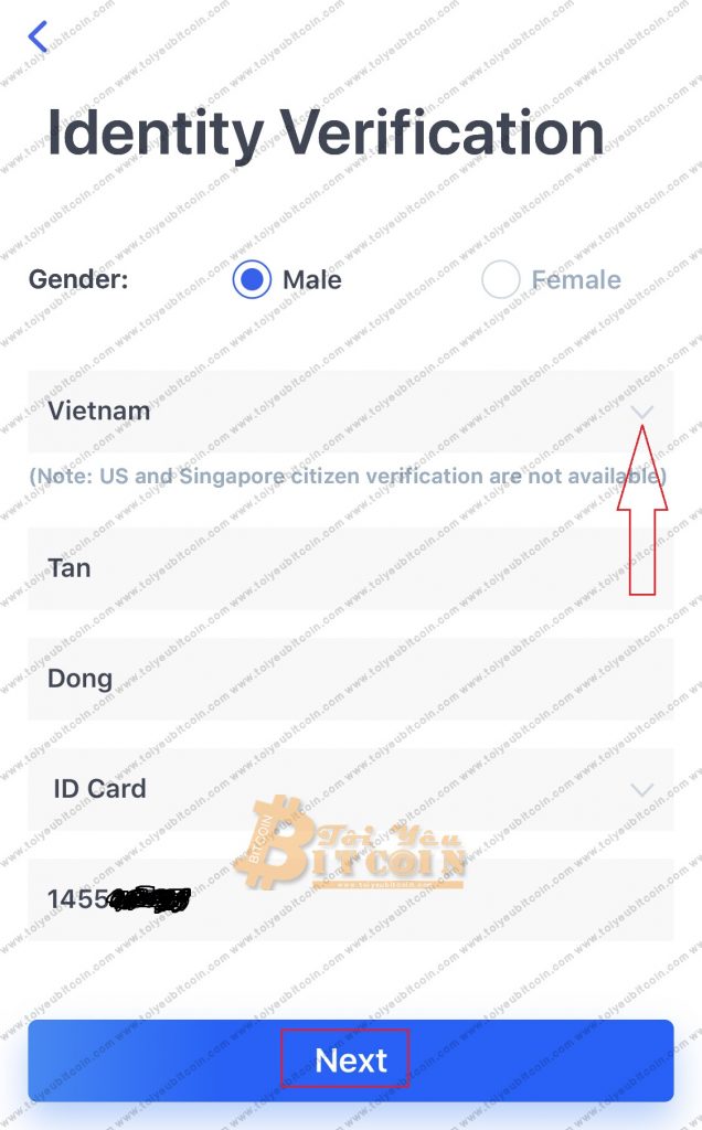 Xác minh tài khoản DigiFinex. Ảnh 10