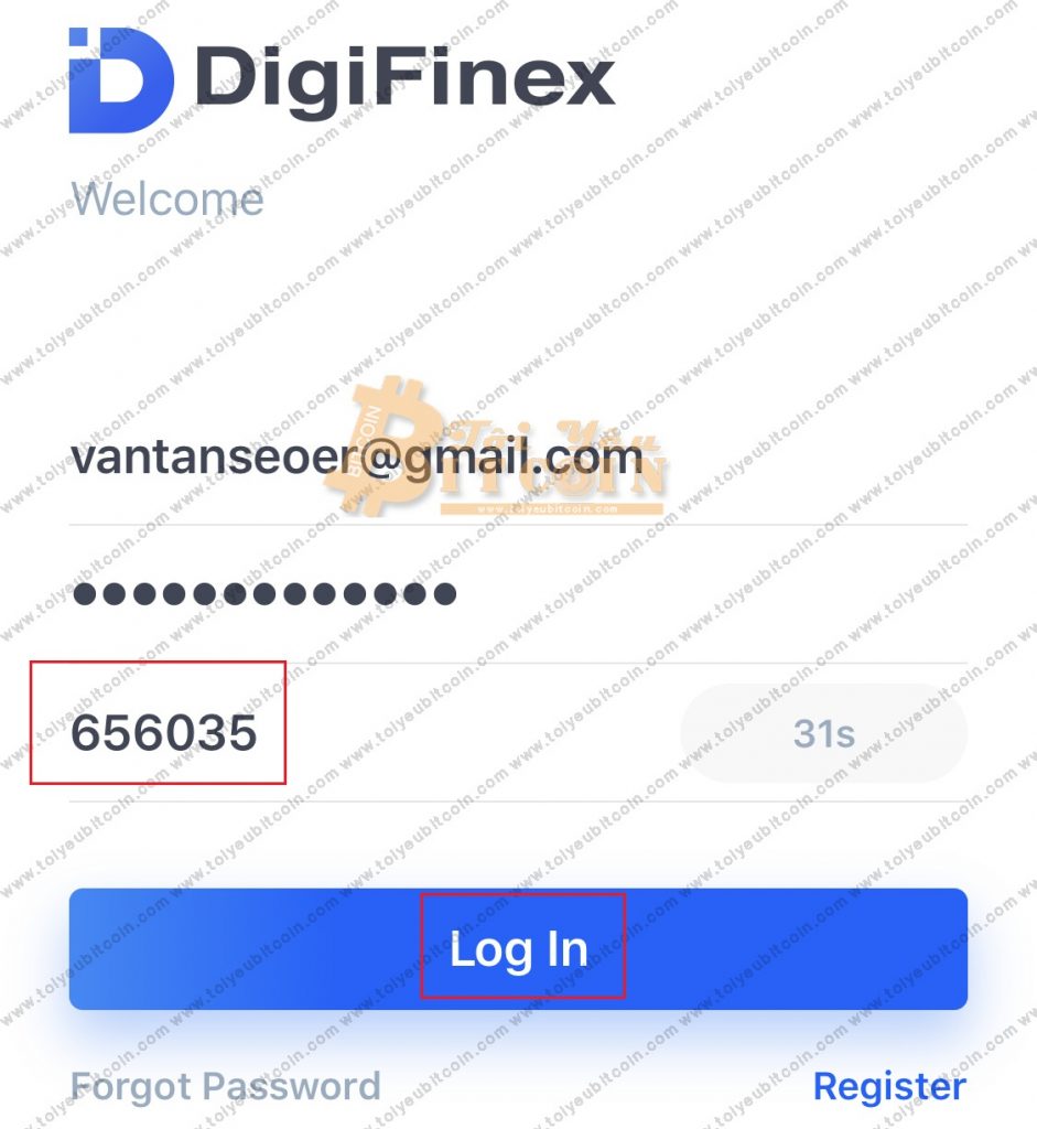 Xác minh tài khoản DigiFinex. Ảnh 4