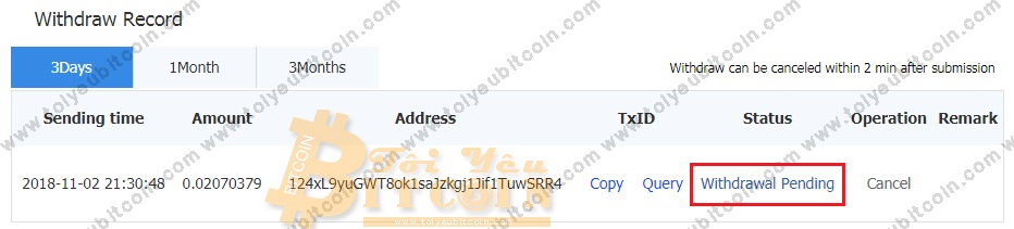 Rút tiền từ DigiFinex. Ảnh 5