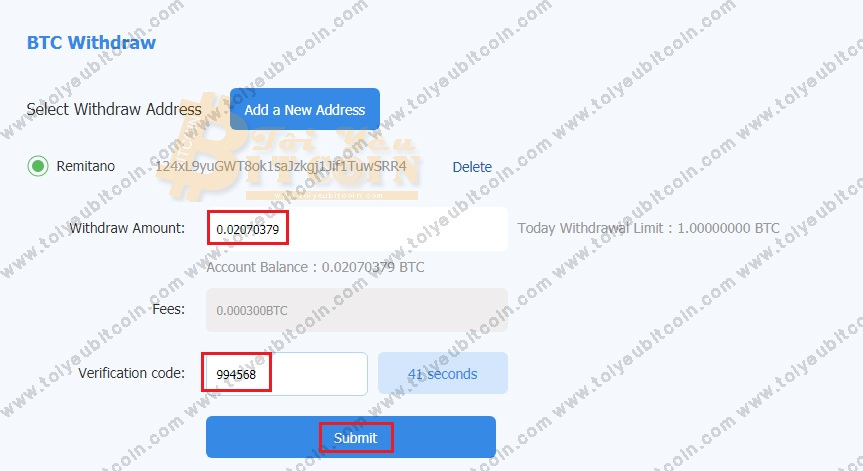 Rút tiền từ DigiFinex. Ảnh 4