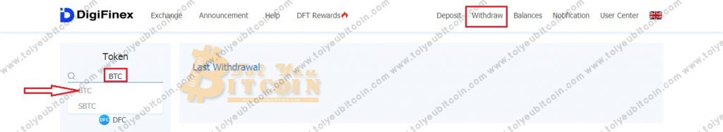 Rút tiền từ DigiFinex. Ảnh 1