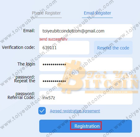 Đăng ký mở tài khoản DigiFinex. Ảnh 4