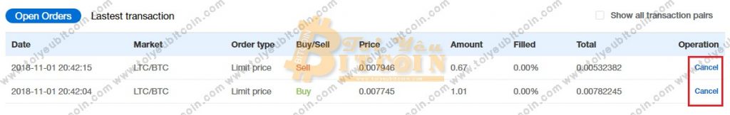 Cách trade coin trên sàn IDAX. Ảnh 5