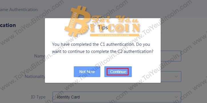 Xác minh tài khoản RightBTC. Ảnh 3