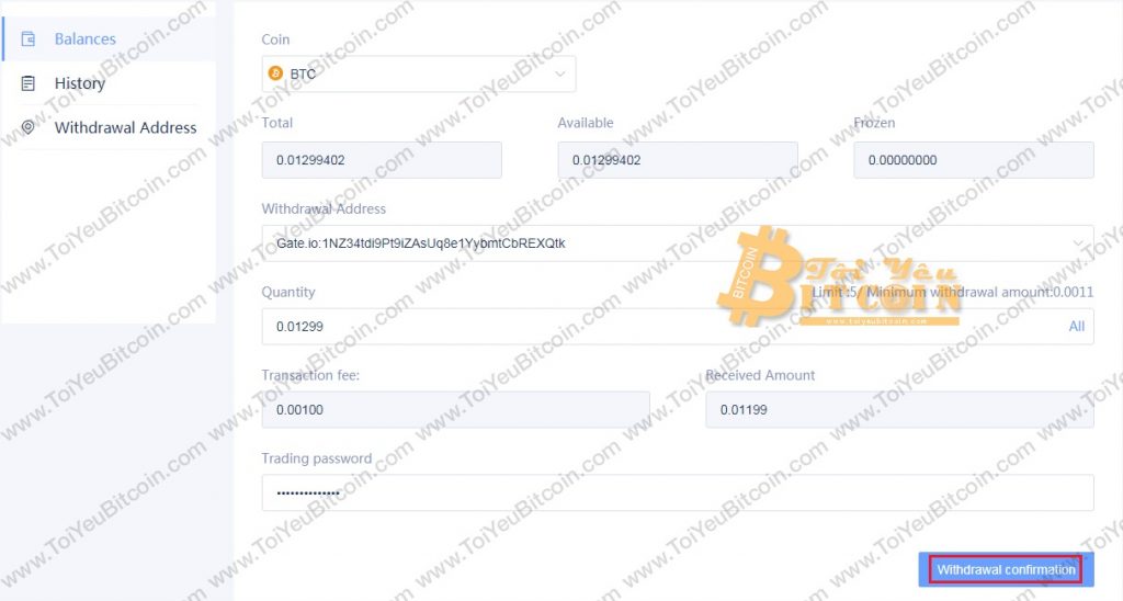 Rút tiền từ sàn RightBTC. Ảnh 4