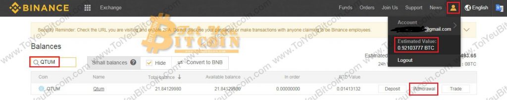Nạp tiền vào ví Qtum. Ảnh 1
