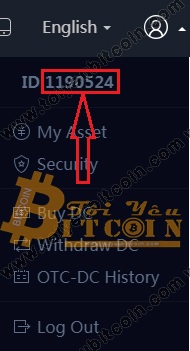 Cách lấy ID tài khoản DragonEX