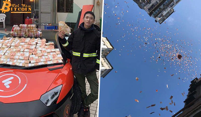 Triệu phú Bitcoin rải tiền từ tầng thượng đã bị cảnh sát Hồng Kông bắt giữ  