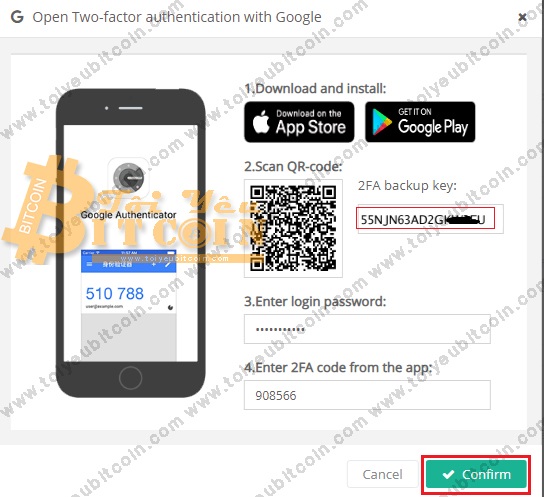Bật bảo mật 2FA sàn Hotbit. Ảnh 2
