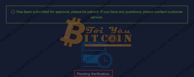 Xác minh tài khoản BitZ. Ảnh 5