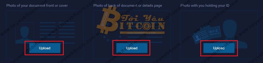 Xác minh tài khoản BitZ. Ảnh 3