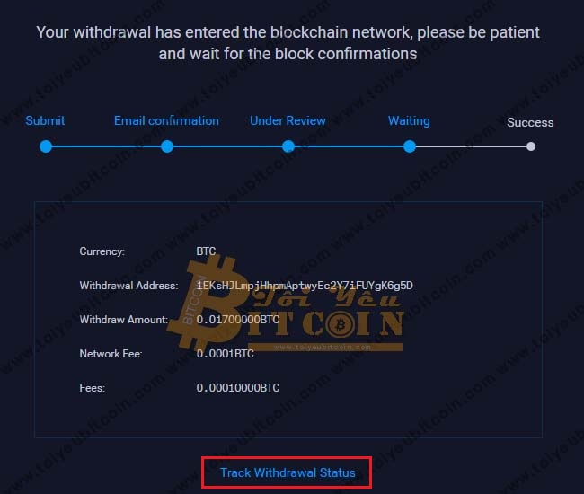 Rút tiền từ sàn Bit Z. Ảnh 8