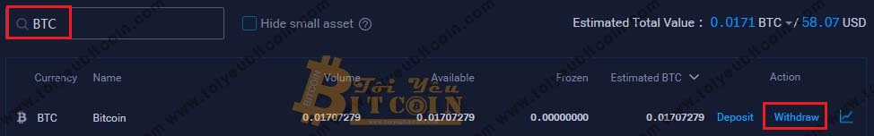 Rút tiền từ sàn Bit Z. Ảnh 2