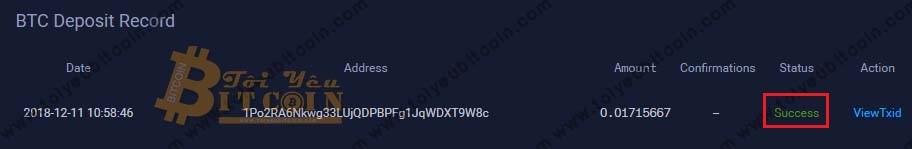 Nạp tiền vào sàn Bit-Z. Ảnh 5
