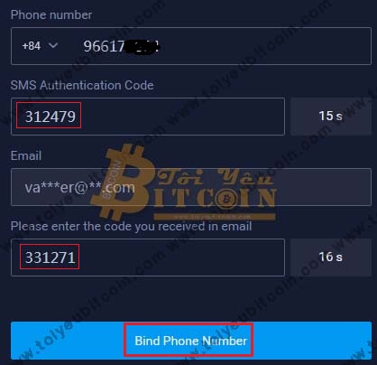 Xác thực SĐT với sàn Bit Z. Ảnh 4