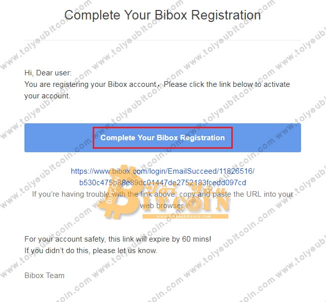 Đăng ký mở tài khoản Bibox. Ảnh 3