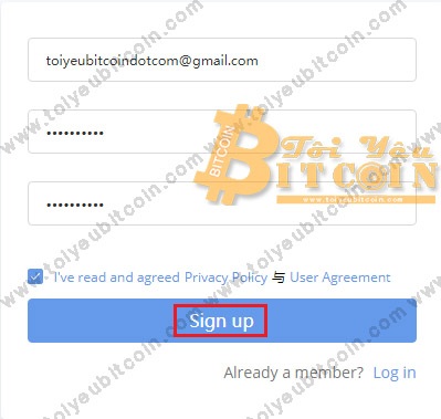 Đăng ký mở tài khoản Bibox. Ảnh 1