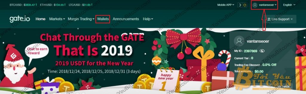 Bảo mật tài khoản 2FA cho Gate.io. Ảnh 1