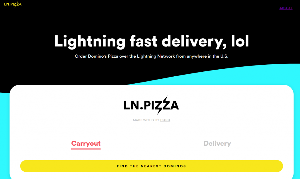 Các nhà phát triển đang hứa hẹn người dùng có thể mua pizza với giá giảm 5% từ bất kỳ đâu tại Hoa Kỳ với phí dưới 0.01 USD.