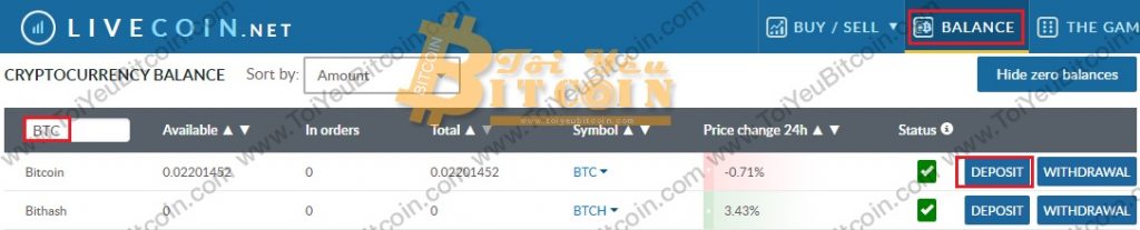 Cách nạp tiền vào sàn Livecoin. Ảnh 1