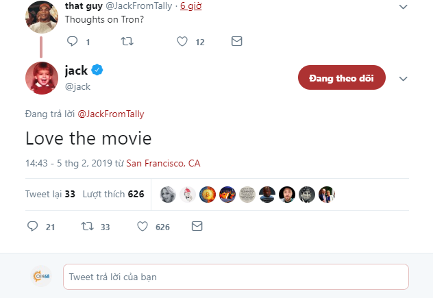 That guy: “Anh nghĩ thế nào về Tron?”