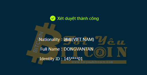 Xác minh tài khoản CoinTiger. Ảnh 3