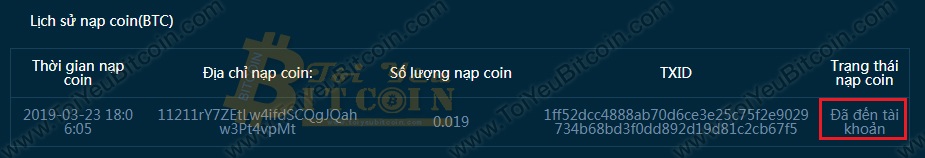 Cách nạp tiền vào sàn CoinTiger. Ảnh 2