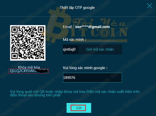 Cài bảo mật 2FA trên CoinTiger. Ảnh 2